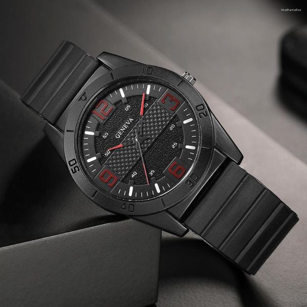 Relojes de pulsera Reloj de pulsera Hombres Deportes Moda Tendencia Ocio al aire libre Temperamento simple Personalidad Versión coreana Estudiante masculino Estilo Ins