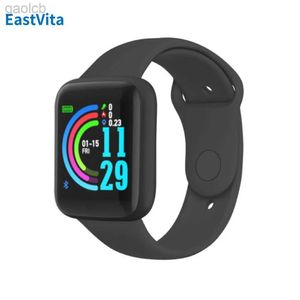 Relojes de pulsera Y68 Pro Reloj inteligente para mujeres Hombres Bluetooth 4.0 Presión arterial Monitor de ritmo cardíaco Fitness Sports Smartwatch para Android iOS 24319