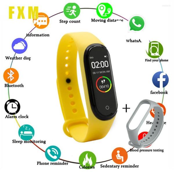 Relojes de pulsera para jóvenes amantes, relojes para hombre, resistente al agua, deportivo, de silicona, reloj de pulsera para mujer, reloj electrónico, pulsera LED con podómetro