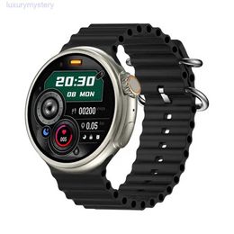 Montre-bracelets Z78 Ultra Smartwatch Rotation BT Call Reloj Smart Watch avec tracker de fitness de fréquence cardiaque à charge artérielle de charge sans fil