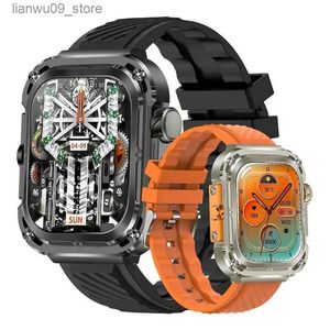Montres-bracelets Z85 Max Smart Watch Hommes Bluetooth Appel NFC Fréquence cardiaque Surveillance de la pression artérielle Sport de plein air Fitness Tracker SmartwatchQ231123