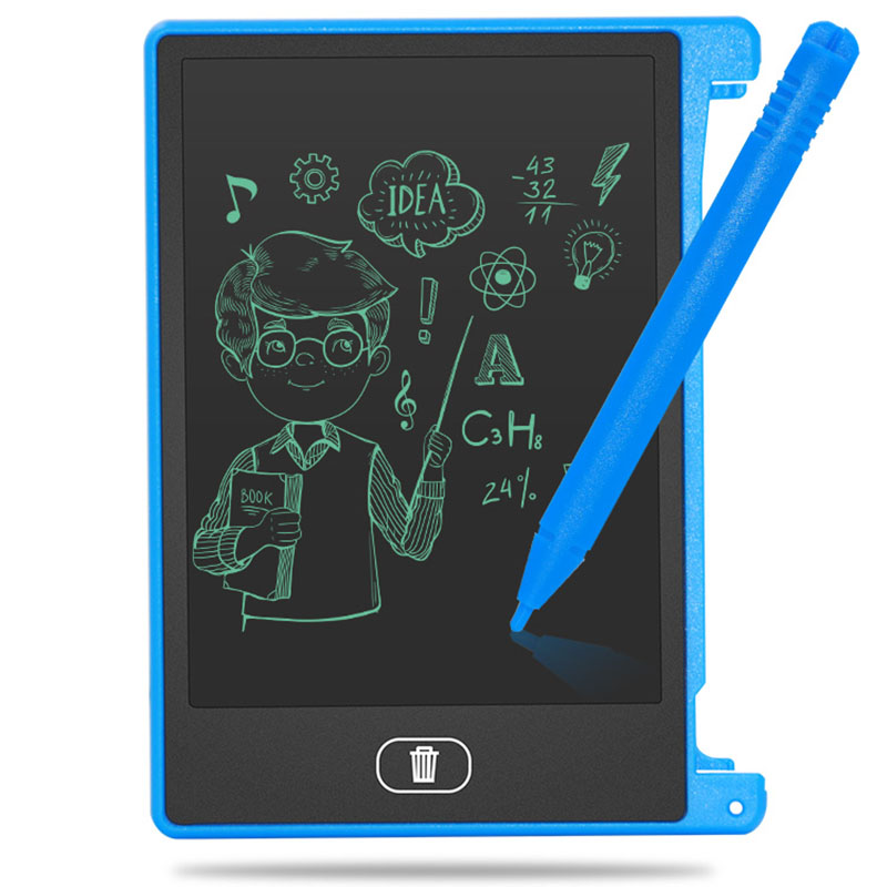 Schrijf pad voor studenten Nieuwe LCD -schrijftablet 4,5 inch Digitale tekening Elektronisch handschriftblok Bericht Graphics Writing Board Children Gifts