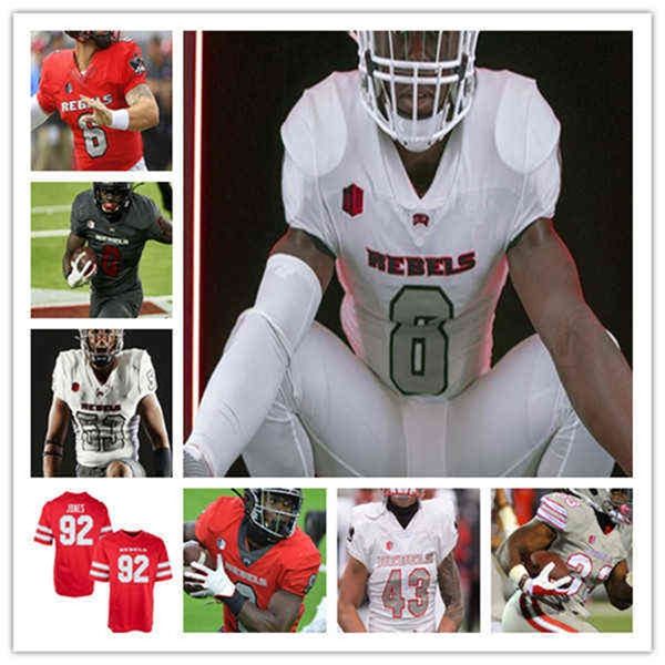 Ws American College Football Wear Custom College Football UNLV Rebels Jersey Max Gilliam Noah Bean Jacoby Windmon Bryce Jackson Adam Plant Jr.