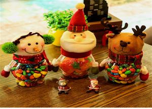 WS Christmas Snowman Plastic Candy Conteners Decorative Candy Bottles Holiday6466420