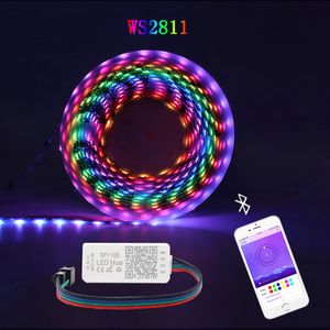 WS2811 5050 Digital RGB Strip 60LED/m IP67 Tube Étanche Dream Magic Color 12V Led Strip 30LED/m pour Chambre Bureau Décoration de la maison usastar