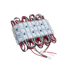 WS2811 IP68 Módulo de luz de píxeles LED impermeables programables 3030 RGB Módulo de señalización LED digital direccionable para letras iluminadas 12V