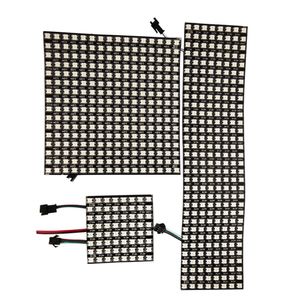 Modules flexibles WS2812B RGB 5050 SMD, 8x8 16x16 8x32 pixels, écran matriciel, Module Led IC WS2812 adressable individuellement