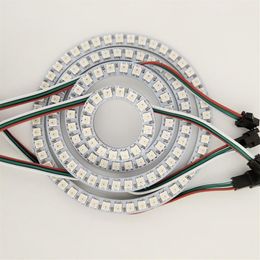 Anneau LED WS2812B 16 24 35 45 Bits, WS2812B SK6812 5050, couleur de rêve rvb, WS2812 IC 5050, rvb intégré adressable, DC5V240n