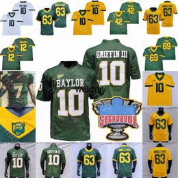 Wsk Baylor Camiseta de fútbol NCAA College RG3 Robert Griffin III Blake Shapen Qualan Jones Reese Presley Jones Neal Baldwin Williams Sims Walcott Hall McWilliams Love