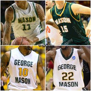 Wsk personnalisé George Mason Basketball Jersey NCAA College Jamal Hartwell II Javon Greene Miller Wilson Xavier Johnson Josh Oduro