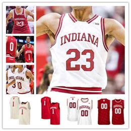 WSKT College draagt ​​aangepaste basketbal Indiana Hoosiers Jerseys Victor Oladipo Thomas Trayce Jackson-Davis Race Thompson Xavier Johnson Parker Stew