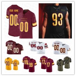 Wskt Commanders Taylor Heinicke Football Jersey Antonio Gibson Terry McLaurin Cole Holcomb Bobby McCain Sean Taylor Chase Young Jaret Patterson