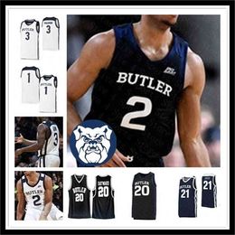 WSKT Custom 2021 NCAA Basketball Butler Jersey heren Kamar Baldwin Bryce Nze Aaron Thompson Tucker Sean McDermott Gordon Hayward