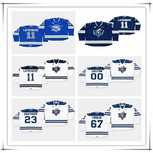 Wskt Custom CHL Men Hockey Rimouski Oceanic Jersey Alexis Lafrenière Frederik Gauthier Michael Frolik Sidney Crosby Cedric Pare Dmitry