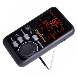 WSM-240 Guitar Piano Metronoma Digital LCD Clip-On Tuner Metronom para Guitar Violin Bass Instrumentos musicales Universal