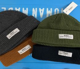 WTAPS Korte Beanies Winterhoeden voor vrouwen Men Herfst Docker Brimless Caps Designer Whole Ladies Accessories Skullcap Fashion S5918022