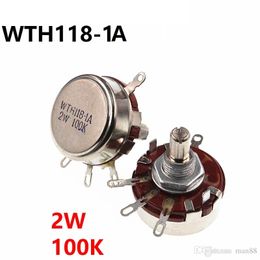 WTH118 2W 100K Single Turn Carbon Film Potentiomètre