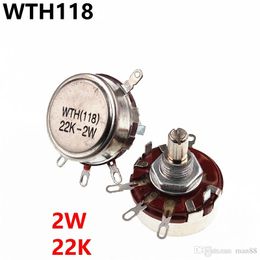 WTH118 2W 22K Accesorios de máquina de soldadura eléctrica de potenciómetro de película de un solo giro