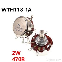 WTH118 2W 470R Potenciómetro de película de carbono de un solo giro