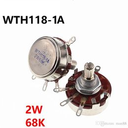 WTH118 2W 68K Potenciómetro de película de carbono de un solo giro