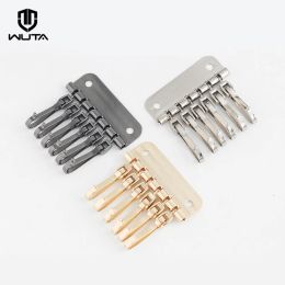 WUTA HAUTE QUALITÉ 2PCS Portefeuille Key Row 6 Hooks Metal Key Key Hardware Rivet Hook Keyring Key Chain