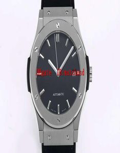 WW Factory 45 mm Titanium Mens Wallwatch Sapphire Crystal Improifer Wating Watches Fecha de pantalla Mecánica automática Transparente 1561780