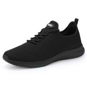 WXQ Chaussures de Course pour Hommes Confortables, Légères et Respirantes en Maille de Marche, Chaussures de Sport Décontractées