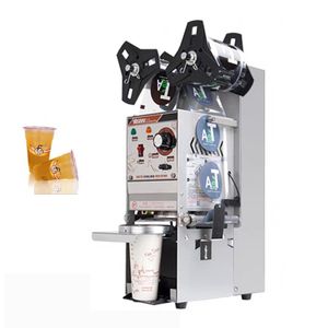 WY-680 tasse de scellant machine à étalage en plastique semi-automatique ou en papier bubble thé tasse sceller scellant de tasse électrique 220v