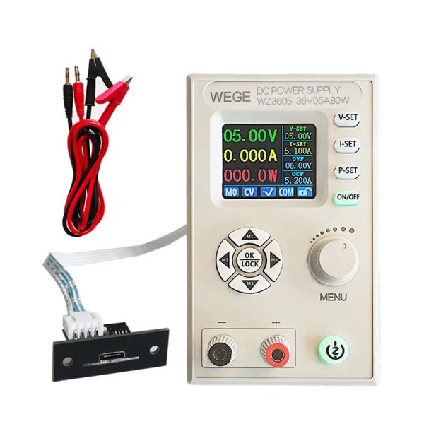 WZ3605 Control digital digital anti-backflow DC Fuente de alimentación DC Buck-Boost Módulo de carga Voltaje constante Corriente constante 36V