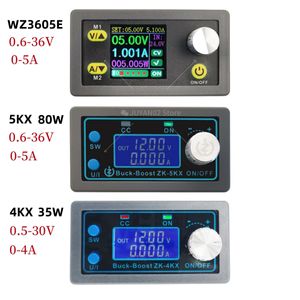 WZ3605E DC DC Buck Boost Converter CC CV 36V 5A Power Module Instelbare gereguleerde laboratorium Voedtoevoer voltmeter Ammeter