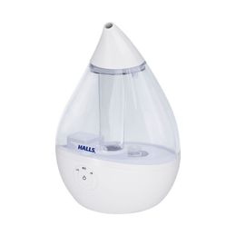 x HALLS Droplet Cool Mist Humidifier, 5 GAL, Blanc clair