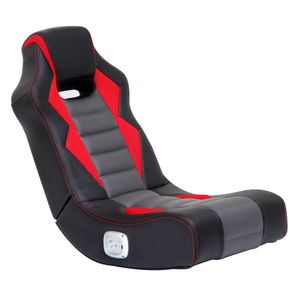 X Rocker – chaise à bascule au sol, haut-parleurs Bluetooth montés sur appuie-tête pour l'audio, Compatible avec toutes les consoles de jeu Mor