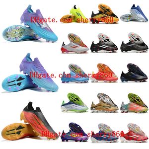 X Speedflow + FG Rouge / Core Noir / Rouge Solaire Arrivée Hommes chaussures de football crampons chaussures de football Formateurs Firm Ground taille 39-45