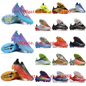 X Speedflow+ FG Red/Core Black/Solar Red Arrival Men soccer shoes cleats football boots Trainers Firm Ground size 39-45