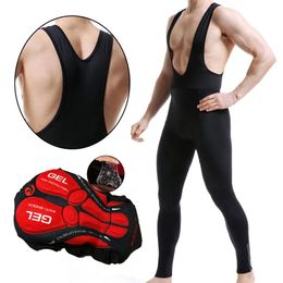 X-Tiger Fietsen Bib Broek Lang 5D Gevoerde Mountainbike Panty Legging Outdoor Heren Fietsbroek Rijden Fietsen UPF50 240129