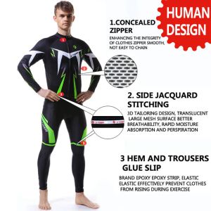 Jerseys de cyclisme X-Tiger Set 5d Gel Pantalons de bavardage rembourrés pour hommes