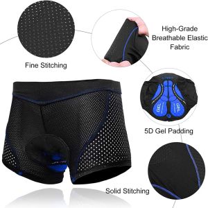 X-Tiger Cycling Underwear Pro 5D Gel Padroproofroping Cycling Adroced Adgrade Mountain Mountain Bicycle Shorts Bike Underwear