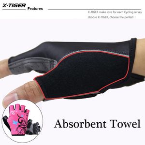 X-Tiger demi-doigt 3D Gel Glants à cyclisme réfléchissant les gants de sport pour femmes luvas guantes ciclismo mtb vélo gants