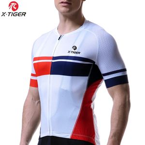Tiger Mens Cycling Jersey Mtb Maillot Bike Shirt Downhill Bicycle Jersey Shirts à séchage rapide de haute qualité Vêtements de cyclisme 240328