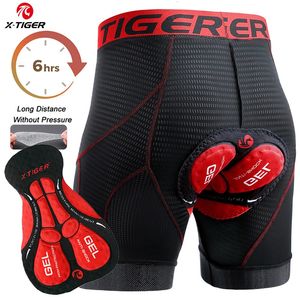 X-TIGER hommes cyclisme Shorts respirant maille sous-vêtements de cyclisme Gel Pad antichoc vtt vélo Shorts baisse sous-vêtements de vélo 240313