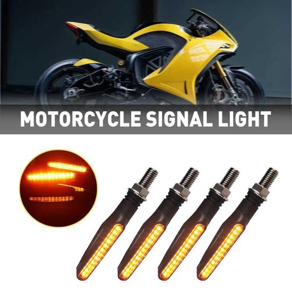 X Motorcycle universel LED Turn Signal éclairer