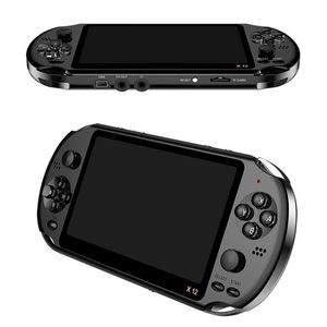 Reproductor de juegos portátil X12, consolas de videojuegos portátiles de memoria de 8GB con pantalla a Color de 5,1 