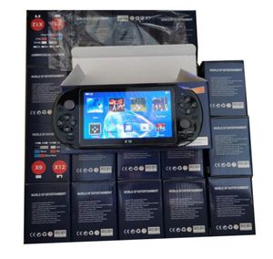 X12 Portable Game Players 51 pouces Color Screen Handheld GamePad 8 Go Memory Video Games Console Prise en charge de la carte TF 32 Go MP3 MP4 Playe8378535