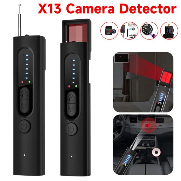 X13 gamme complète Anti caméra détecteur trouver caméra Anti Bug dispositif d'écoute Gps Tracker détecteur Protection de sécurité pour la maison