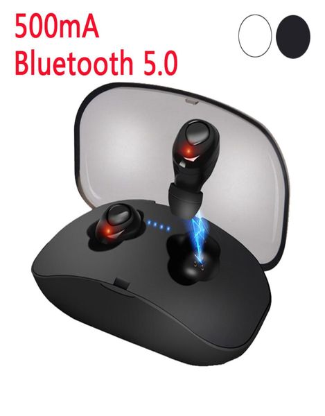 X18 TWS Invisible Mini Earbuds Wireless Bluetooth Eletphone 3D Handles stéréo Réduction du bruit Bluetooth 50 casque pour smartphon2673780