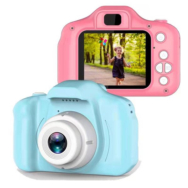 Mini cámara X2 1080P para niños, juguetes educativos para niños, píxel para regalos de bebé, regalo de cumpleaños, cámara Digital de proyección, grabación de vídeo