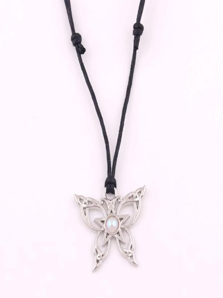 Pendentif Penram papillon en argent X2, une pièce, avec amulette violette, bijoux 6922483