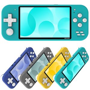 X20 Mini Portable Game-spelers 4,3-inch handheld gameconsoles Dual Joystick Preloaded Multi Free Games voor kinderen