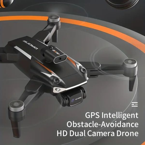 Drone pliable X25 avec double caméra HD 3 batteries, retour de puissance GPS faible, moteur sans balais, caméra de réglage électrique, contrôle APP, cadeau quadrirotor RC pour les débutants