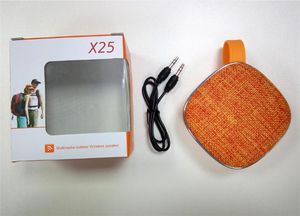 X25 Mini Bluetooth Stéréo Haut-Parleur Sans Fil En Plein Air Sports Lecteur de Musique Support Carte TF Sound Box Haute Qualité